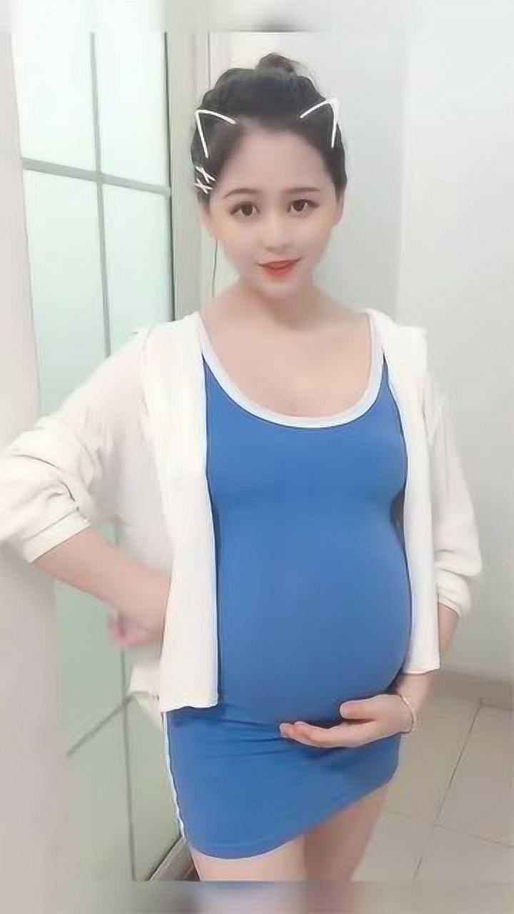 这是我见过最活泼的孕妇挺着大肚子跳舞做她老公一定很幸福