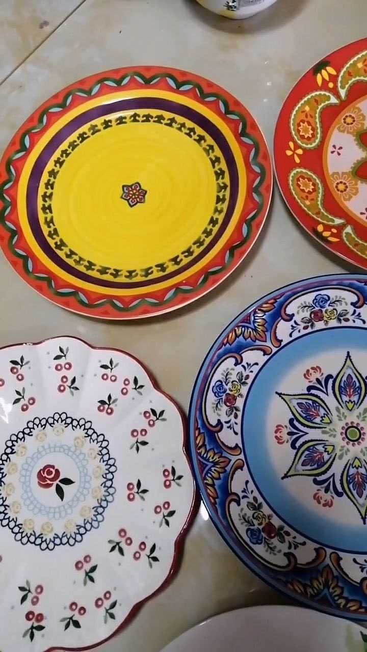 各种各样的盘子都是这么做出来的