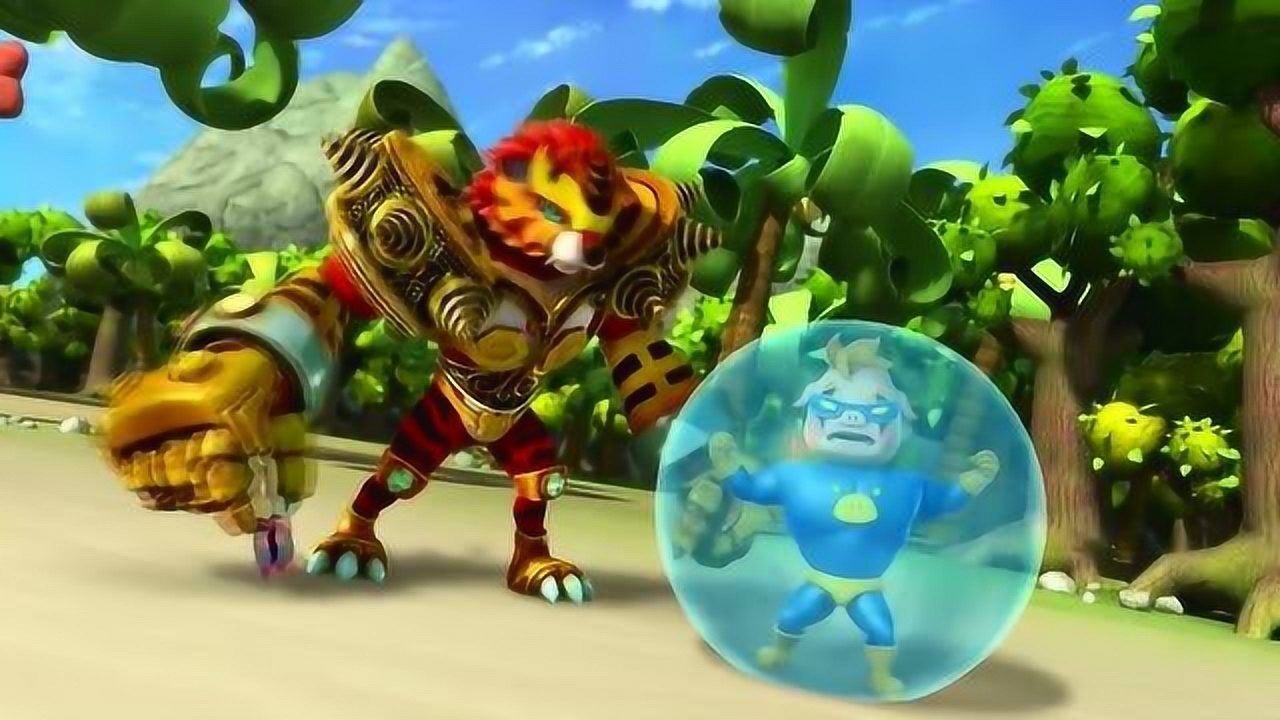 猪猪侠之百变联盟:小猪猪挣脱了禁锢回去保护研究所和朋友们