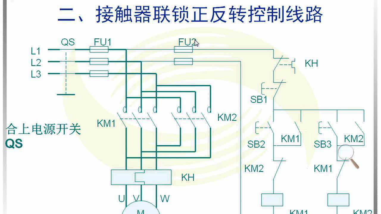 10接触器联锁正反转控制线路