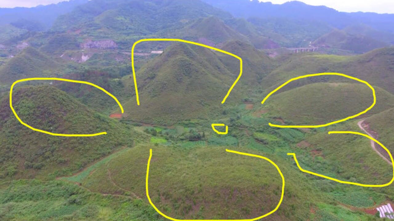 此地莲花开放形风水宝地,地形独特完美,百年一见的风水宝地