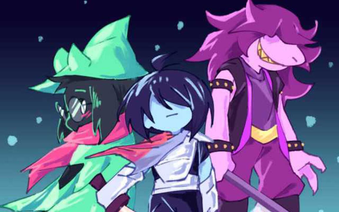 三角符文ep2拥抱小王子传说的三人拯救黑暗王国deltarune