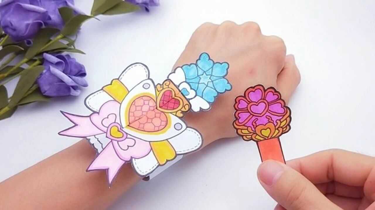 做个巴啦啦小魔仙魔法手镯放入钥匙变身真漂亮女生最喜欢