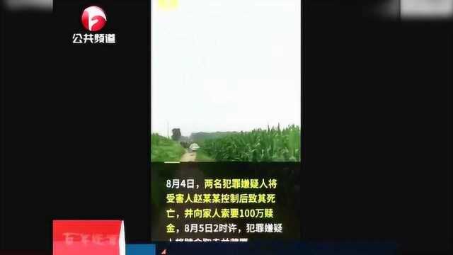 惨剧!河北12岁女孩被绑架后撕票!男女疑犯见财起义合谋勒索案