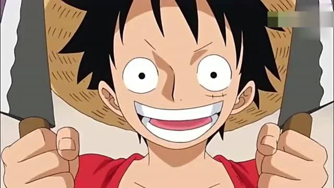 海贼王:路飞第一次切菜,脖子都歪了,刀都拿不住