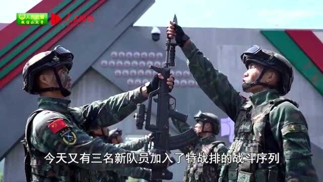 不辱使命,不负忠诚!一起感受武警特战队员震撼人心的入队仪式