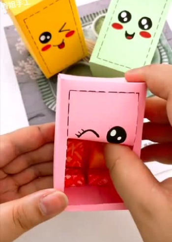 一张纸就能做好的,手工盲盒快试试吧