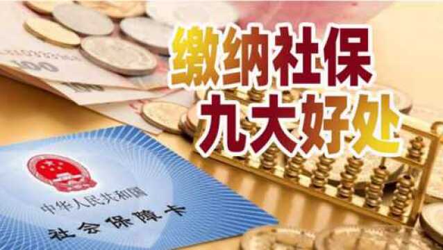 缴纳社保的9大好处!你知道几条?