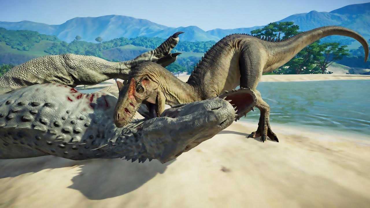 暴龙,阿尔伯特龙,异特龙,棘龙.恐龙世界(17)