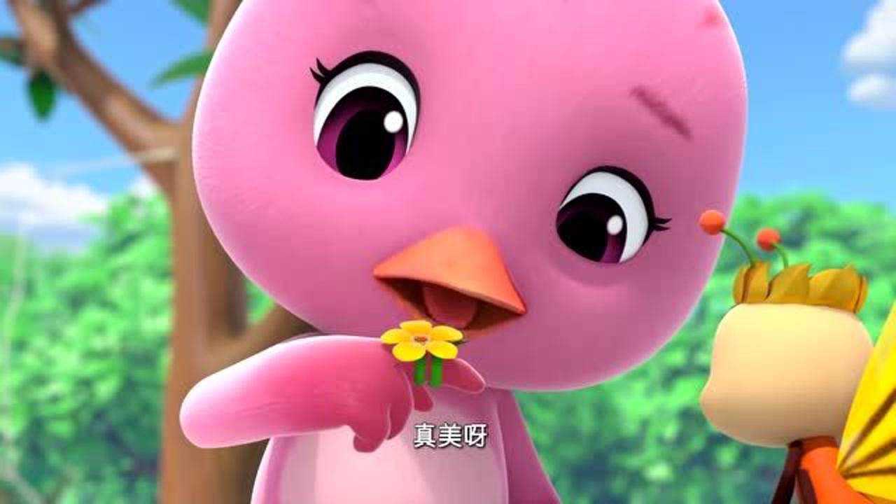萌鸡小队朵朵长出了翅膀她变成了蝴蝶这也太神奇了