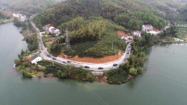 航拍安徽郎溪:绿水青山就是金山银山