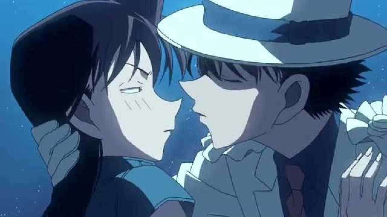 怪盗基德差点亲上小兰柯南要被气疯了这下可有好戏看了