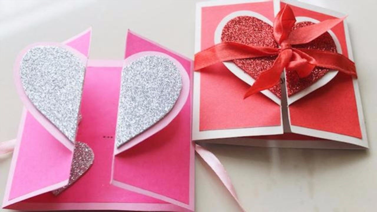 母亲节说出你的爱折个爱心贺卡送给妈妈简单又漂亮手工折纸