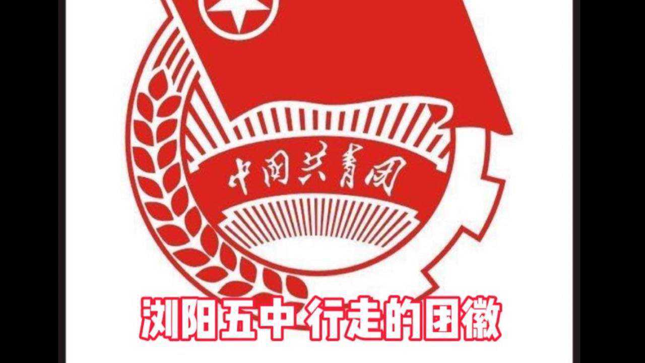 浏阳五中#行走的团徽