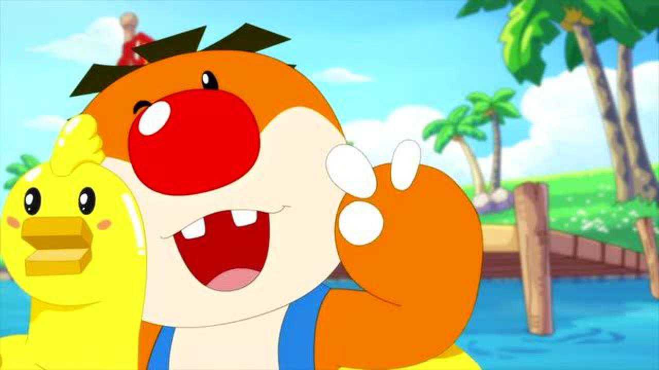 摩尔庄园摩尔们为了得到乐乐侠套装参赛结果是多多得到第一