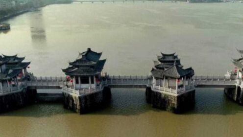世界上最早的启闭式桥梁，到今天还能定时开启与闭合——潮州广济桥