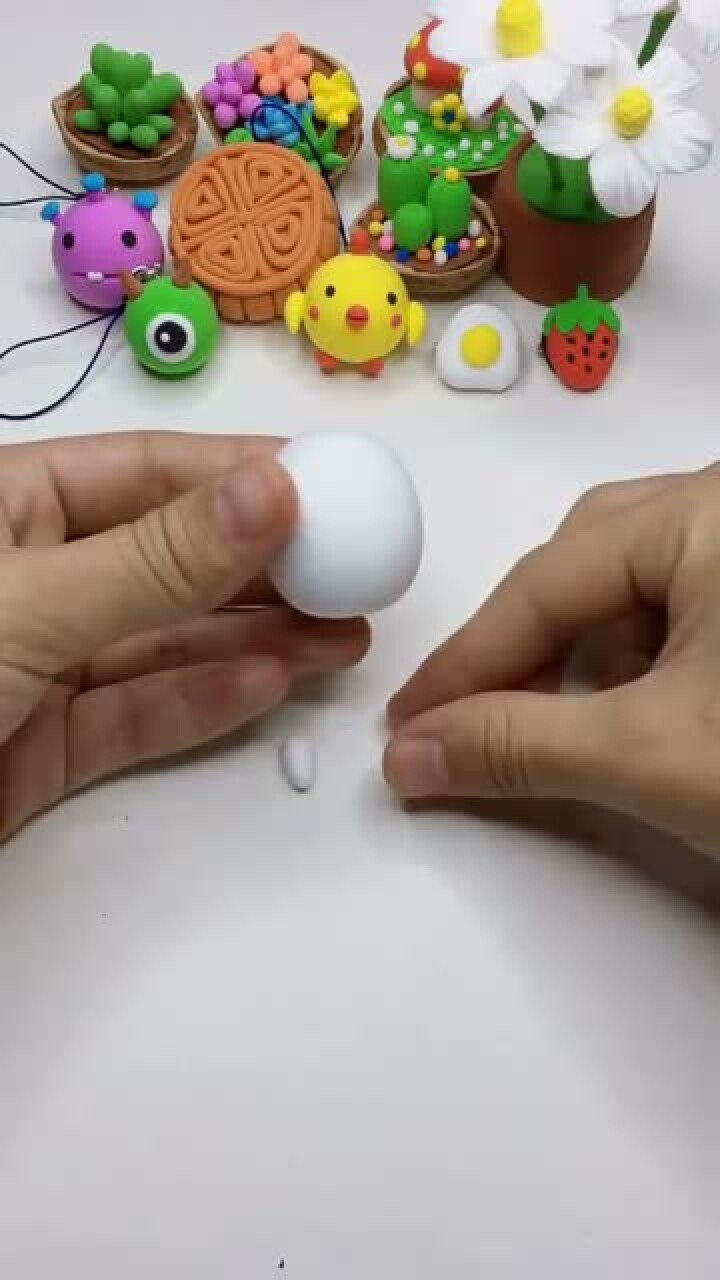 用橡皮泥做一只可爱的小兔子吧_腾讯视频