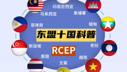 十分钟说清RCEP之东盟十国（上）｜泰国、越南、缅甸、柬埔寨、老挝