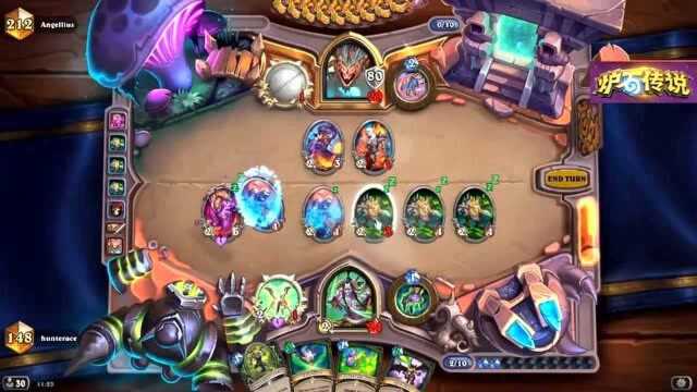 炉石传说:护甲都是纸,80点护甲挡不住恶魔猎手OTK