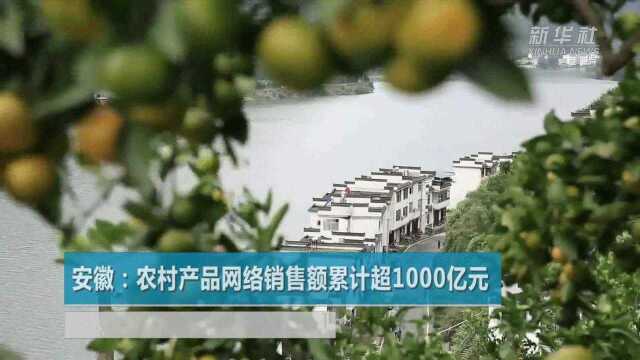 安徽:农村产品网络销售额累计超1000亿元