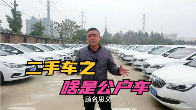 揭秘二手车套路,啥是公户车?这种车能不能买?价位多少合适呢?