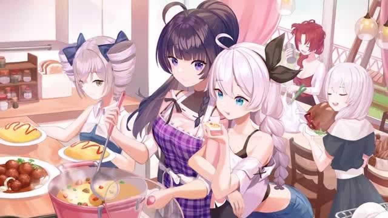为世界上所有的美好而战崩坏3女武神的餐桌4k高清动漫壁纸