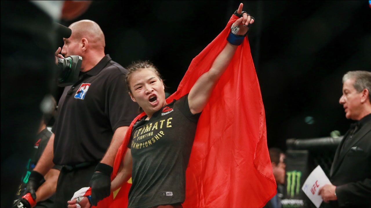 ufc冠军张伟丽首次全英文演讲透露接下来的目标