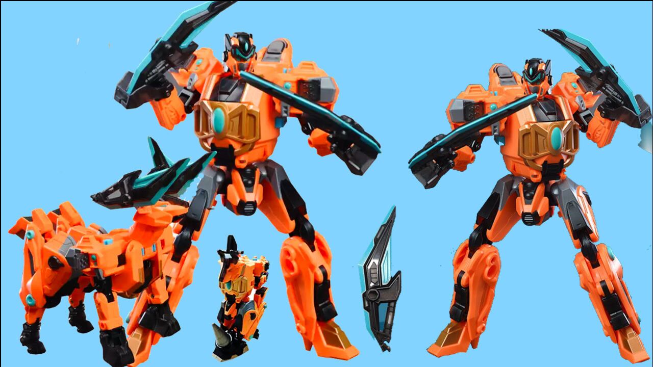 钢铁飞龙3山海神兽录之雷霆战鹿变形成动物模式