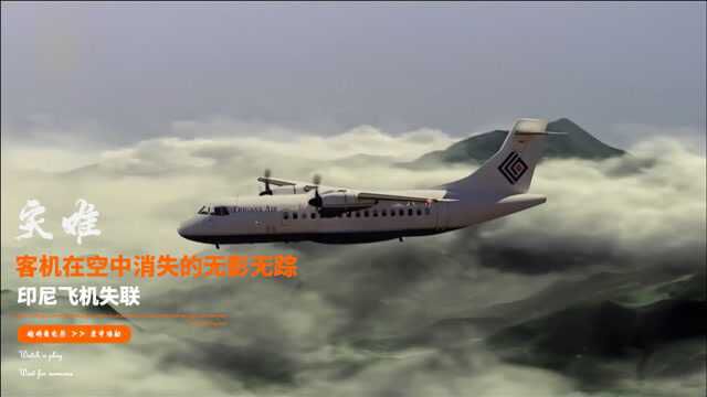 一架客机在空中消失的无影无踪,真相到底是什么,《空中浩劫》印尼飞机失联