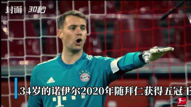 30秒|拜仁“门神”诺伊尔荣膺FIFA年度最佳门将 ,却落选最佳阵容