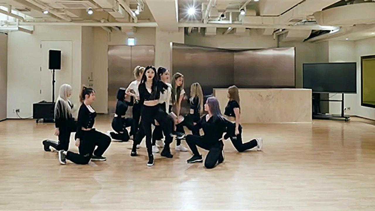 sm新女团黑曼巴舞蹈镜面