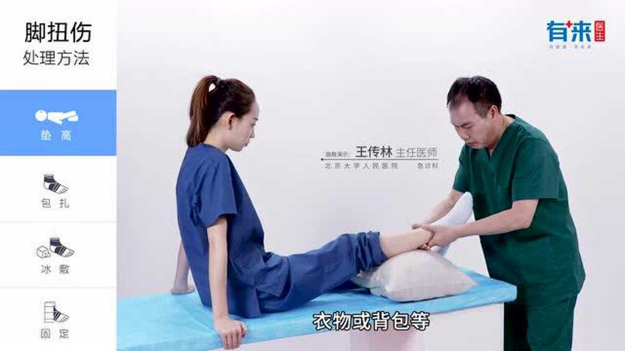 脚扭伤处理方法_高清