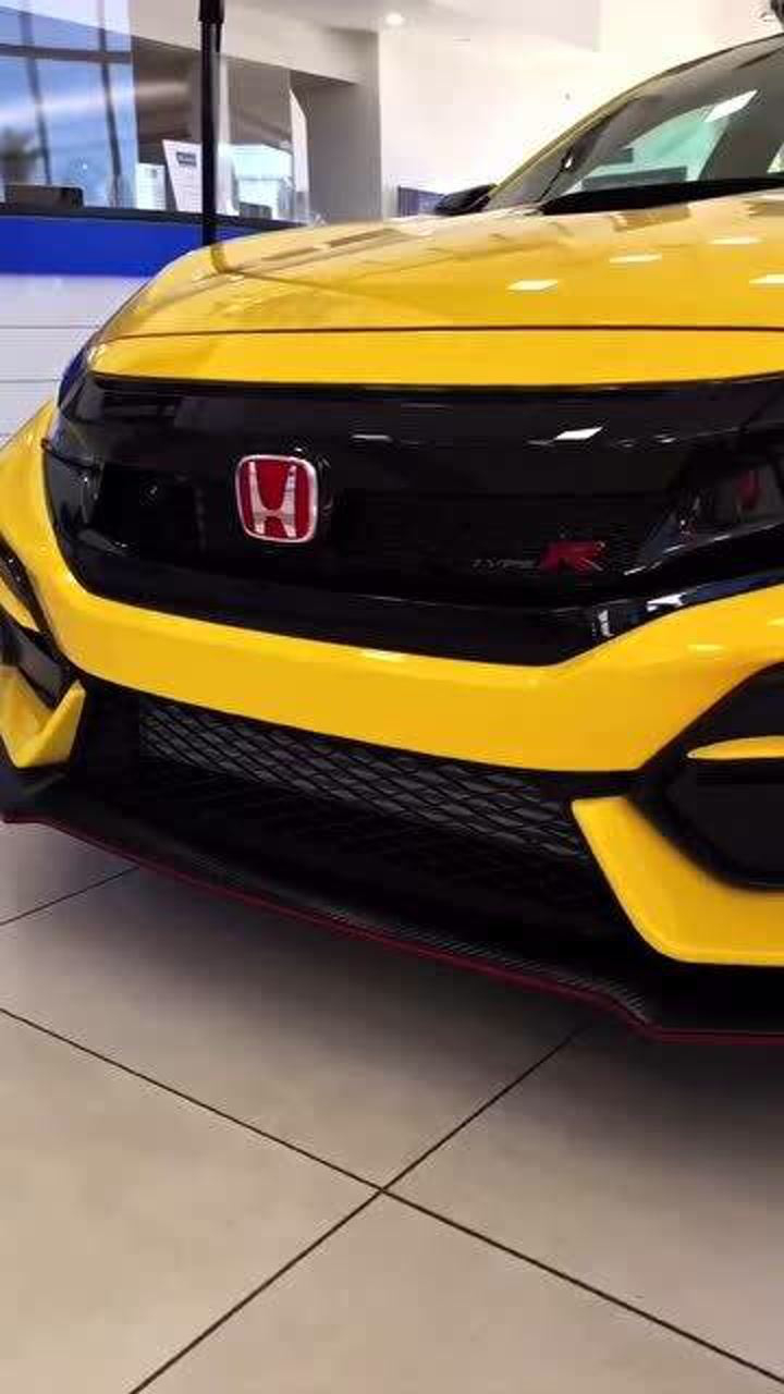 静态展示2021款限量版红标思域这外观让人瞬间就爱了