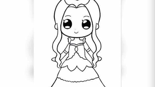 画超萌萌 茉莉公主 简笔画教程