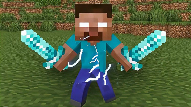 mc动画世界战神觉醒him觉醒双剑斩杀怪兽