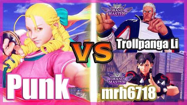 街霸 5:Punk(卡琳)VS pangaLi(尤里安)mrh(春丽)