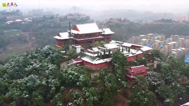 航拍大英雪景