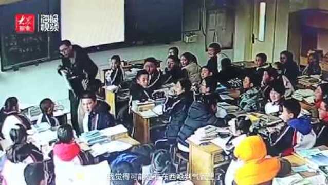 暖心闻丨泰安小学生上课误吞圆珠笔零件卡喉!音乐老师上演教科书式抢救