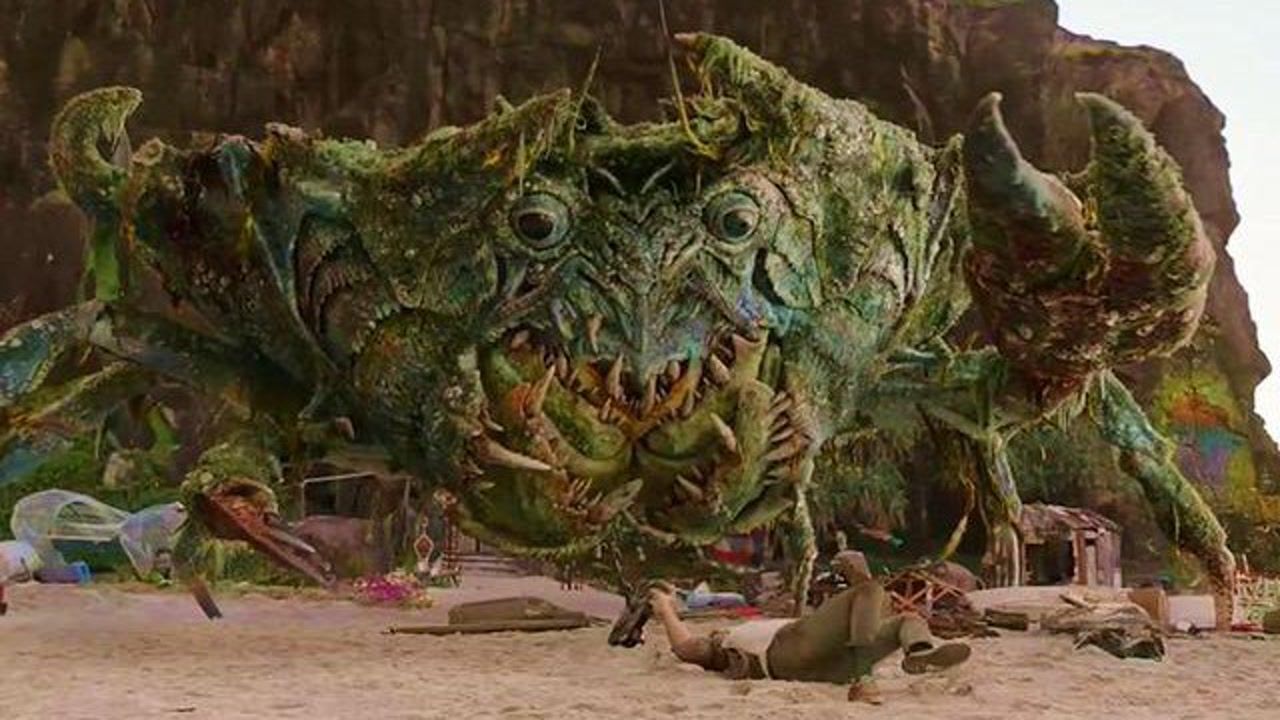 最新科幻电影比房子还大的螃蟹它饿了我也饿了