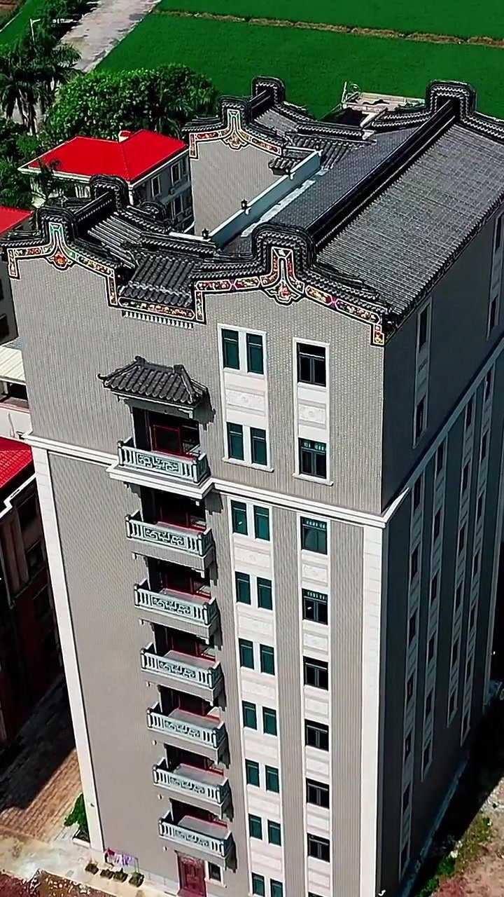 原来这就是飞天虎啊霸气潮汕古建筑与现代化建筑的飞天虎