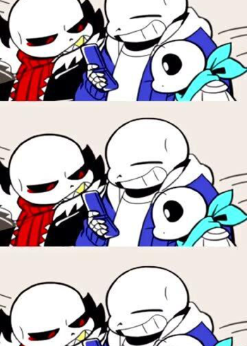 传说之下sans和蓝莓残暴互看日记蓝莓要黑化了