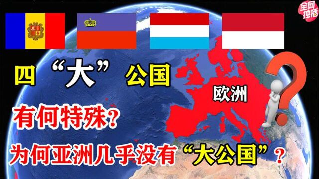 欧洲的“四大公国”,一个比一个富有,漂亮国都无法撼动