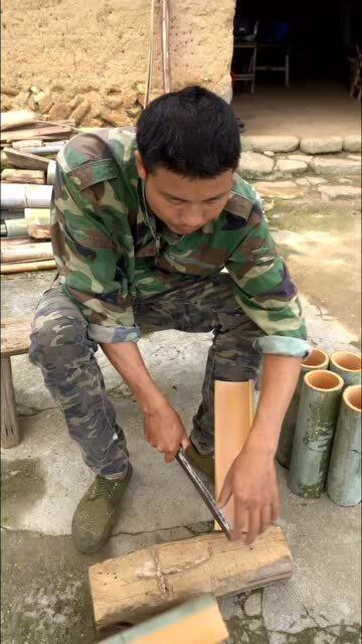 自制鲜竹沥,一堆竹子只能产出一小杯竹沥水_高清1080P在线观看平台_腾讯视频