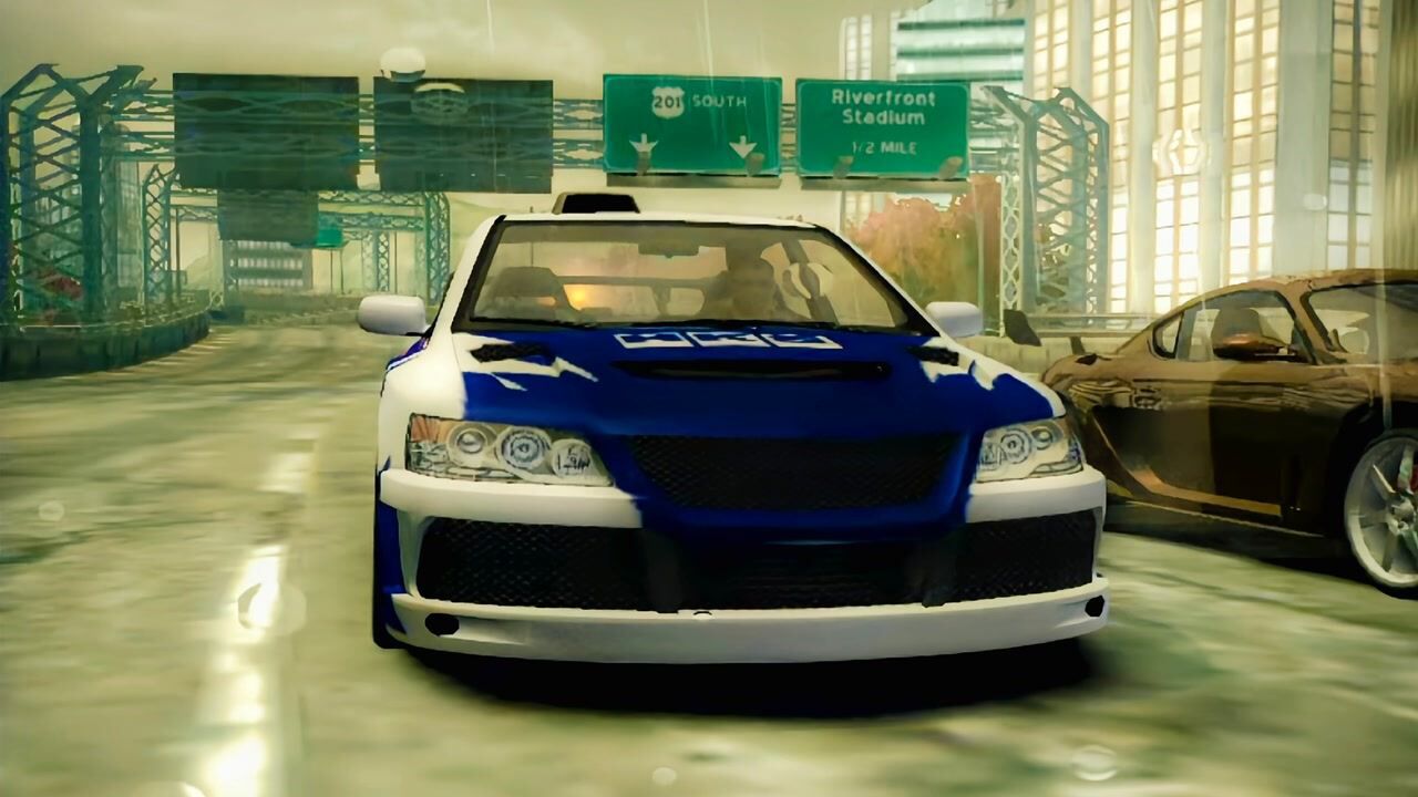 【极品飞车9】竞速赛_三菱evo_腾讯视频