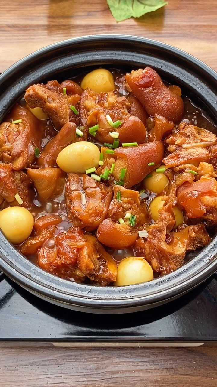 不用炒糖色不放一滴水做个懒人焖猪脚软烂入味孩子吃完夸你是大厨