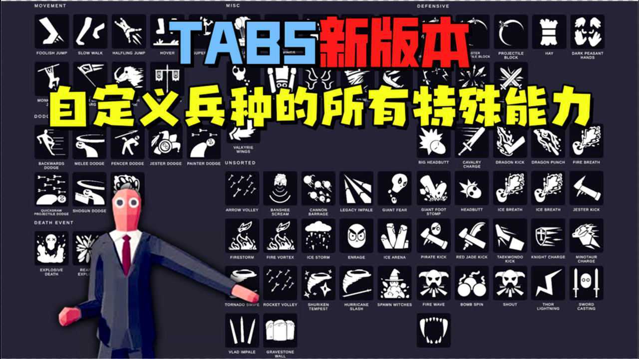 全面战争模拟器：新版本【自定义兵种】的所有特殊能力！_高清