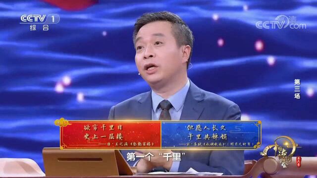 康震解说“欲穷千里目”与“千里共婵娟”的含义