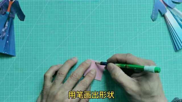 中国风的汉服简直美呆了,用折纸也能做,也可以用来当书签