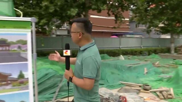 石家庄:城市水系节点精品园林建设工程紧张建设中