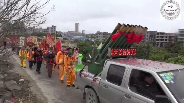 福建福州市青圃村游神活动,闽东特有的民俗文化,很是热闹